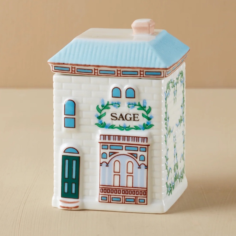 Lenox Spice Village Sage Spice Jar collectible New in Box